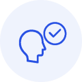 Faster decision making icon