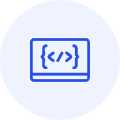 No programming required icon